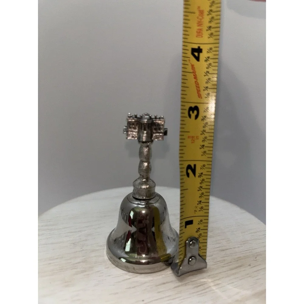 White House Bell Souvenir Silver Plated Washington D.C. Vintage
